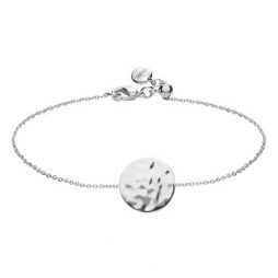 Stara London Silver Plated Disc Bracelet