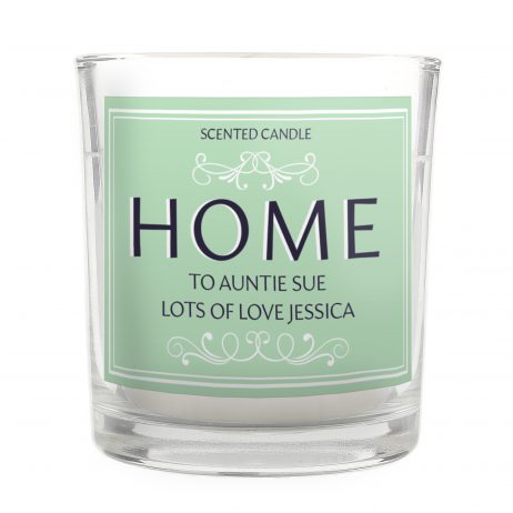 Gifts For Her Personalised HOME Scented Jar Candle