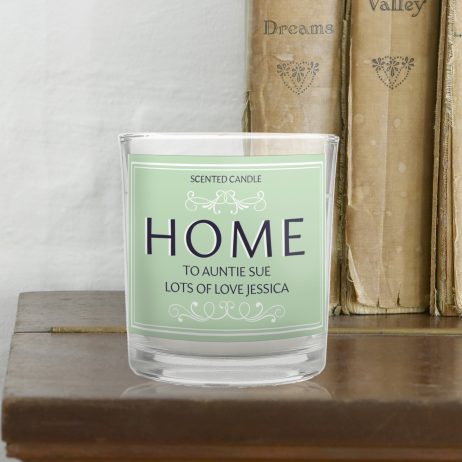 Gifts For Her Personalised HOME Scented Jar Candle