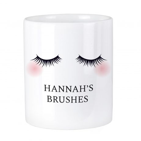 Personalised Eyelashes Ceramic Storage Pot