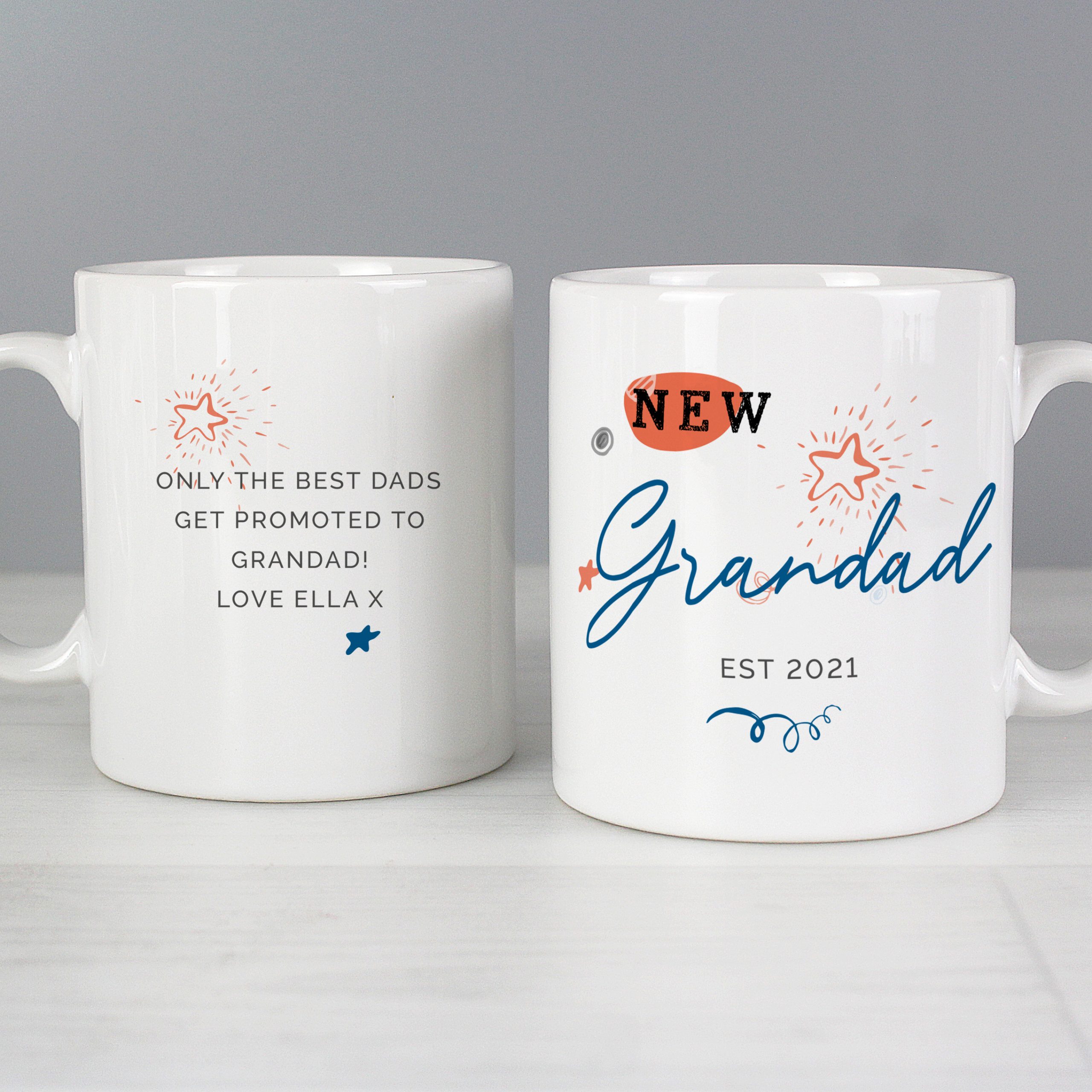 Personalised New Grandad Mug P0805J72