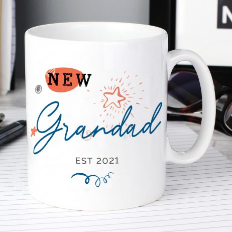 Personalised New Grandad Mug