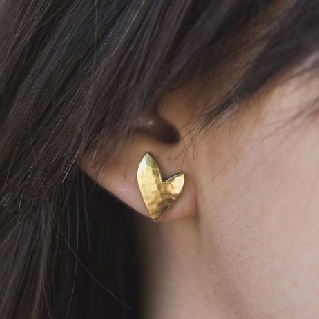 Danon Jewellery Gold True Love Stud Earrings