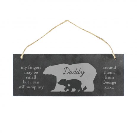 Personalised Slate Door Sign for Home