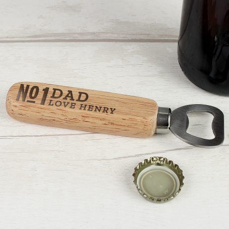 Personalised No.1 Wooden Bottle Opener