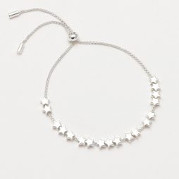 Estella Bartlett Silver Plated Stars So Bright Slider Bracelet