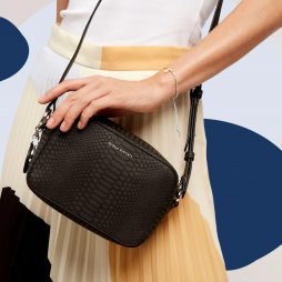 Estella Bartlett The Webber Black Snake-effect | Cross Body Bag