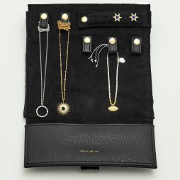 Estella Bartlett Black Mini Jewellery Roll Treasure Me