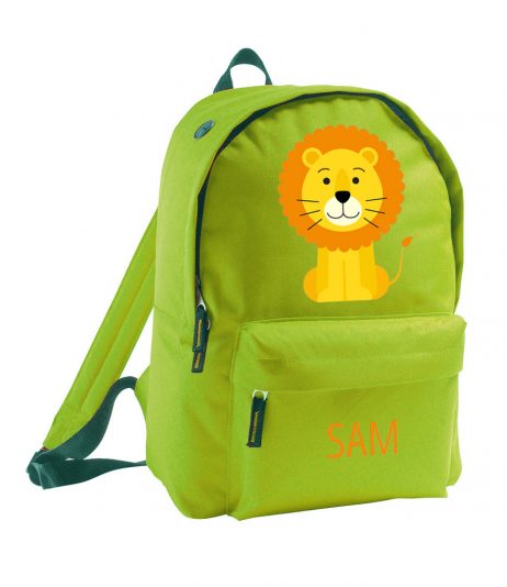 Personalised Children's Lion Backpack