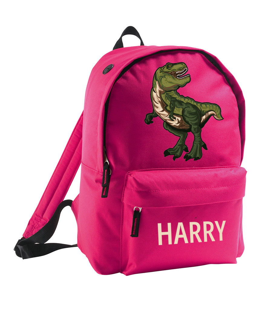 Personalised dinosaur backpack outlet