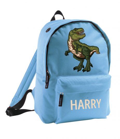 Personalised Child's Dinosaur Backpack