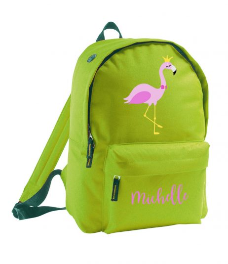 Personalised Child's Flamingo Backpack