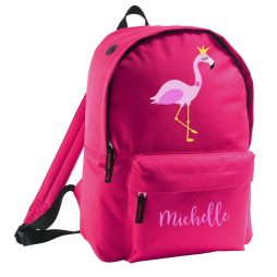 Personalised Child's Flamingo Backpack