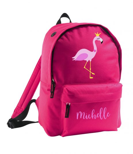 Personalised Child's Flamingo Backpack