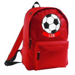 Personalised Children's Football Backpack