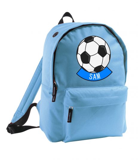 Personalised Children's Football Backpack