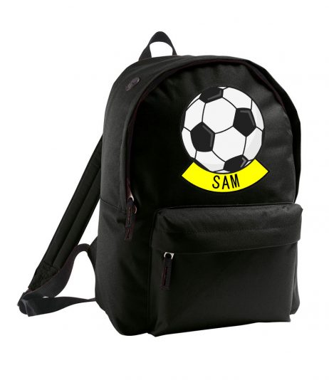 Personalised Children's Football Backpack