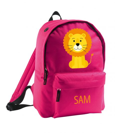 Personalised Children's Lion Backpack