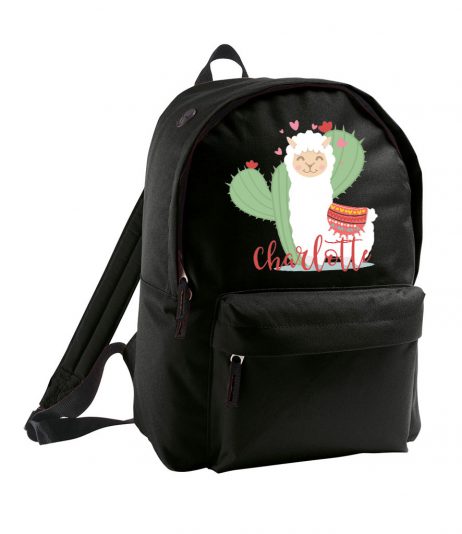 Personalised Kids Lama Backpack