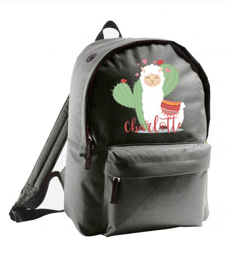 Personalised Kids Lama Backpack