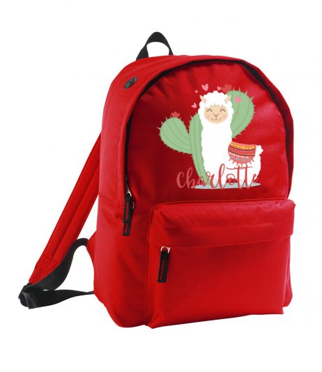 Personalised Kids Lama Backpack