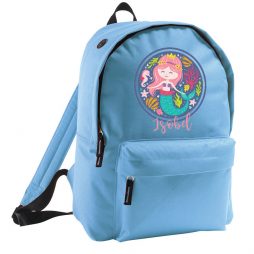 Personalised Girls Mermaid Backpack