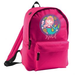 Personalised Girls Mermaid Backpack