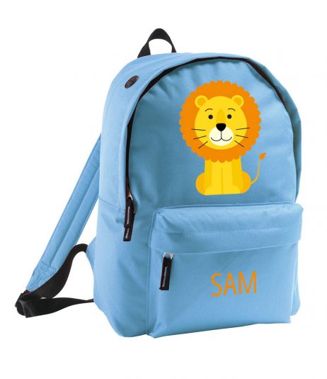 Personalised Children's Lion Backpack