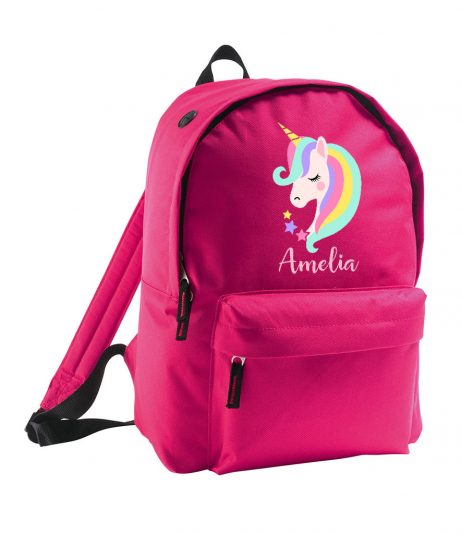 Personalised Child's Unicorn Backpack