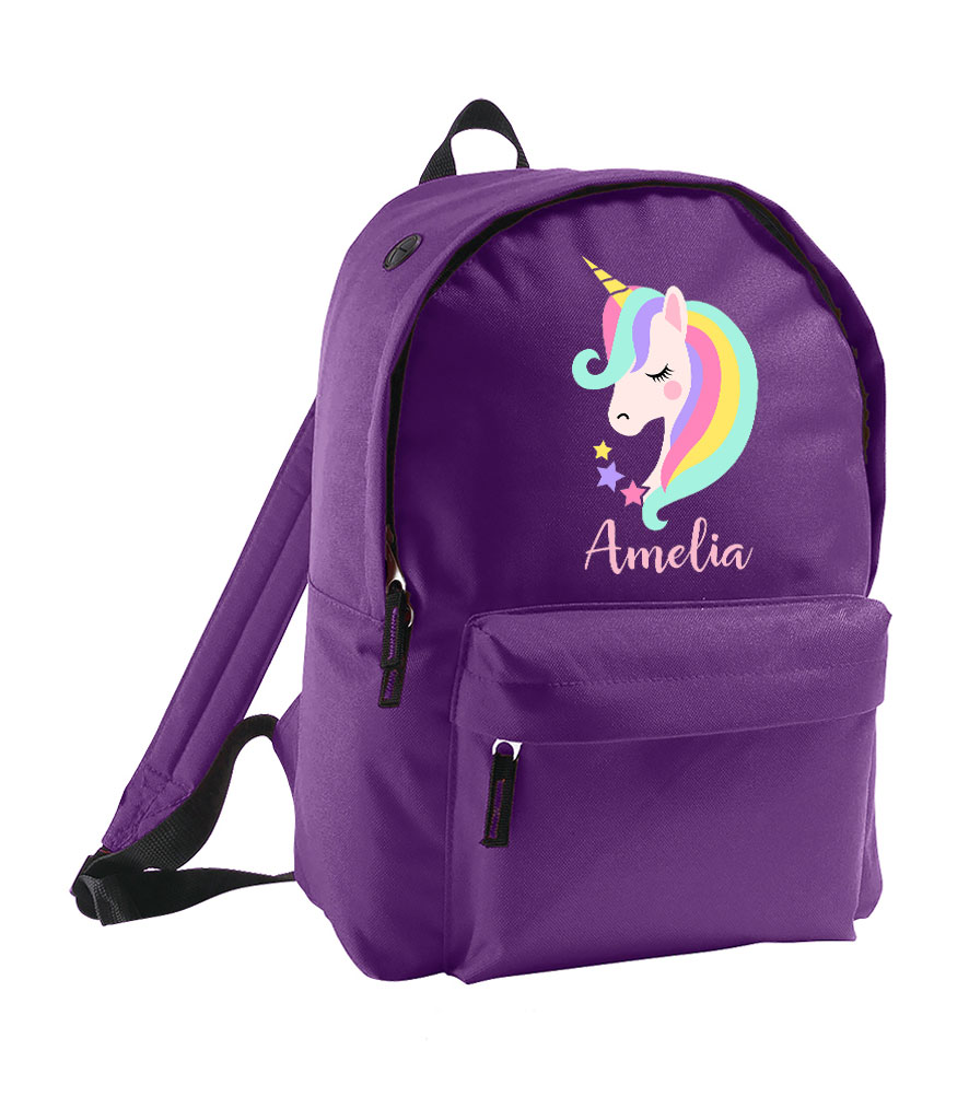 Personalised Child's Unicorn Backpack