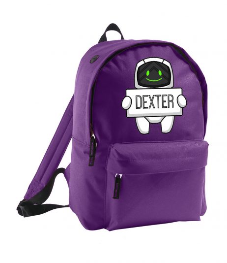 Personalised Children's Robot Backpack