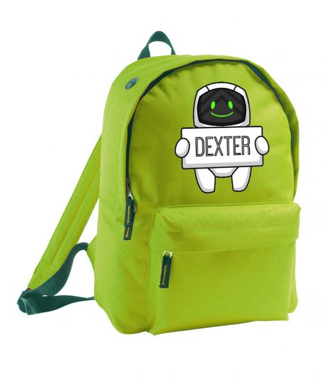 Personalised Children's Robot Backpack