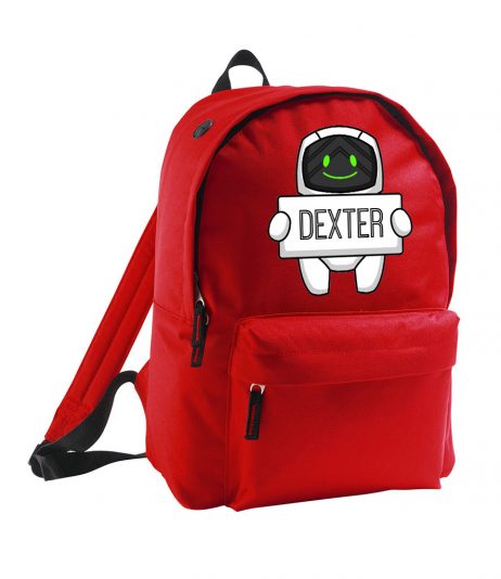 Personalised Children's Robot Backpack