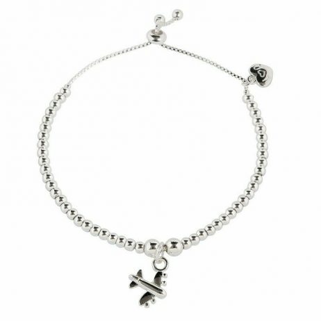 Life Charms Good Luck on your Travels Silver Bracelet - Rosey Rabbits