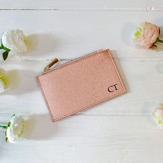 Personalised Monogram Wallet Coin Purse I Birthday Gift for Her Girls —  Make Memento