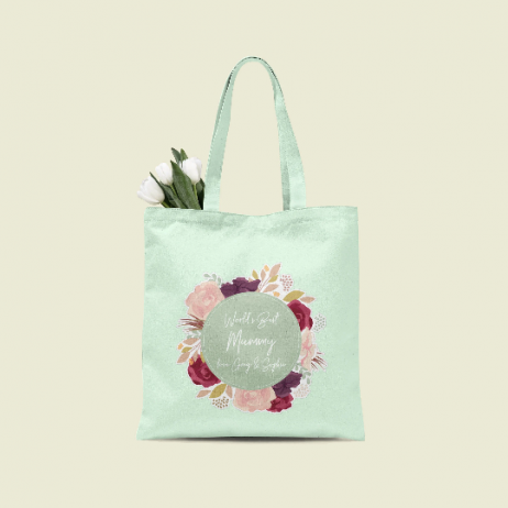 Personalised Gifts For Mum: Mother's Day Tote Bag