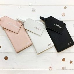 Custom Passport and Luggage Tag Set: Beautiful Bridesmaid Gift