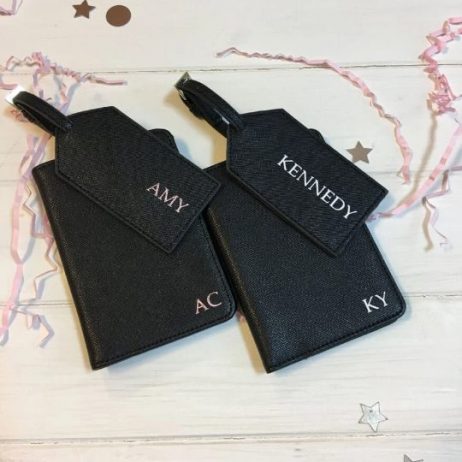 Custom Passport and Luggage Tag Set: Beautiful Bridesmaid Gift