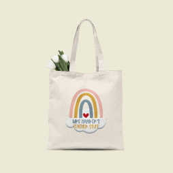 Personalised Teacher gift, Teacher Tote Bag, Rainbow Teacher Gift, Thank You Gift