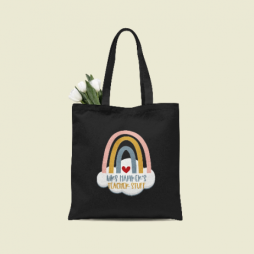 Personalised Teacher Tote Bag with Rainbow: The Perfect Thank-You Gift