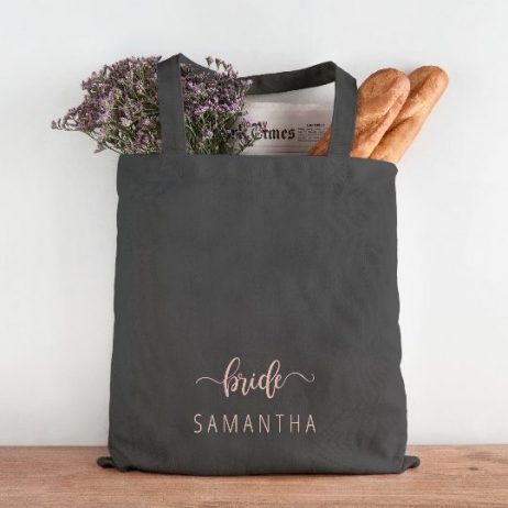 Personalised Bridesmaid Tote Bag: Custom Bridesmaid Gift