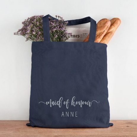 Personalised Bridesmaid Tote Bag: Custom Bridesmaid Gift