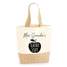 Personalised Teacher Jute Bag: Perfect Gifts For Teachers