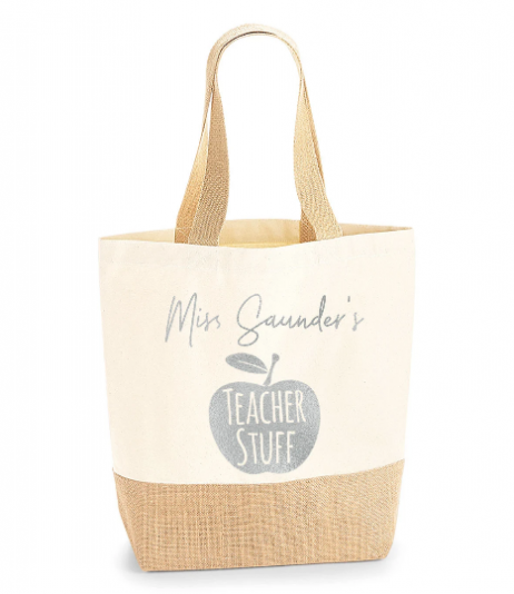 Personalised Teacher Jute Bag: Perfect Gifts For Teachers