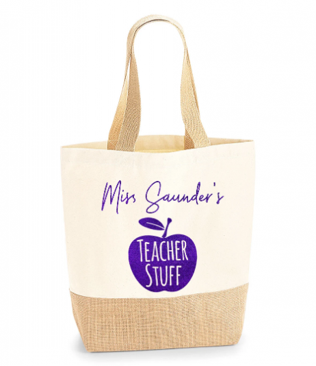 Personalised Teacher Jute Bag: Perfect Gifts For Teachers