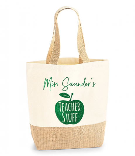 Personalised Teacher Jute Bag: Perfect Gifts For Teachers