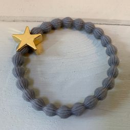 Lupe Star Charm Hairband Bracelet - Grey Gold