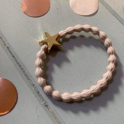Lupe Star Charm Hairband Bracelet - Nude Gold