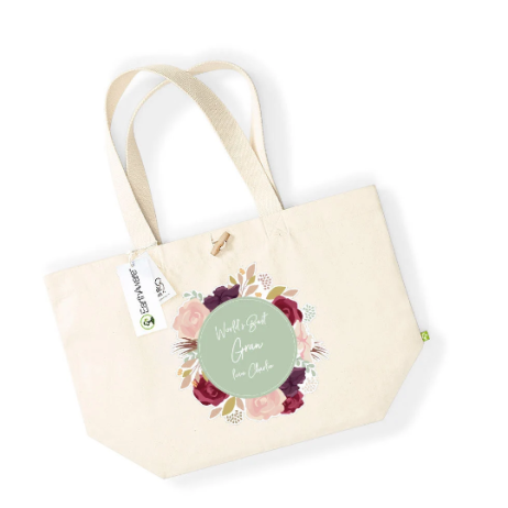 Personalised Mother's Day Tote Bag, Personalised Tote Bag