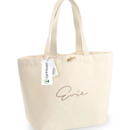 Personalised Large Tote Bag, Personalised Shopping Bag with Name